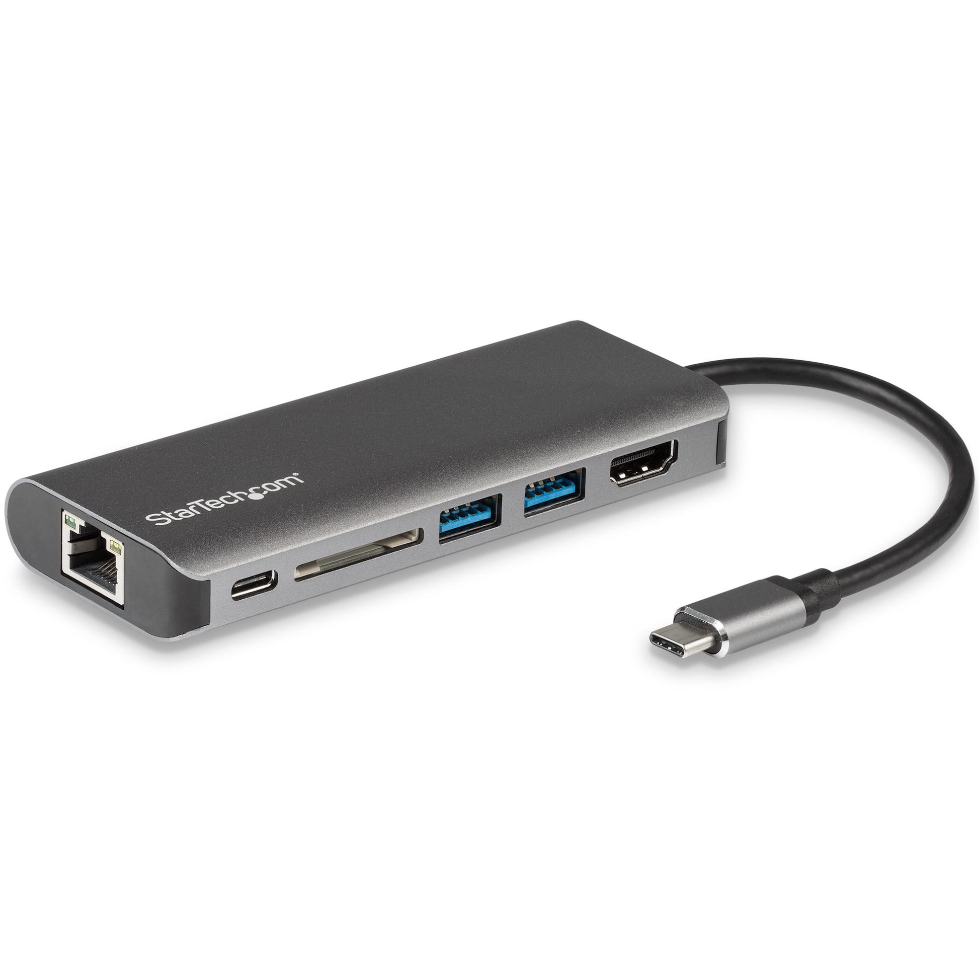 StarTech.com DKT30CHSDPD1 Multiport-Adapter – USB-C, 1× HDMI, 60 W PD, GbE, für Windows/Mac/ChromeOS