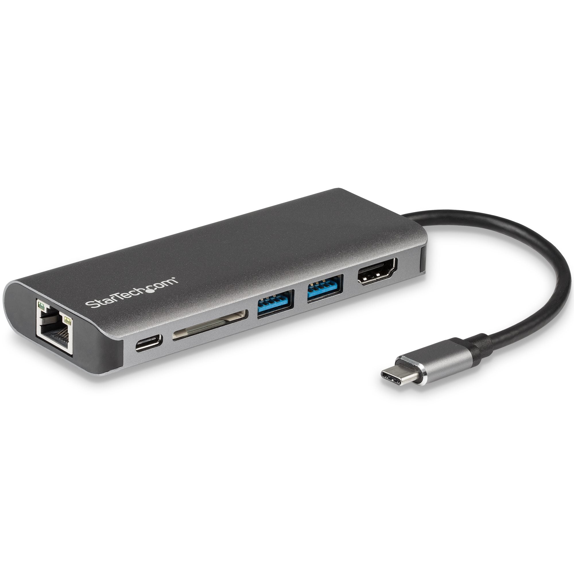 StarTech.com DKT30CHSDPD1 Multiport-Adapter – USB-C, 1× HDMI, 60 W PD, GbE, für Windows/Mac/ChromeOS