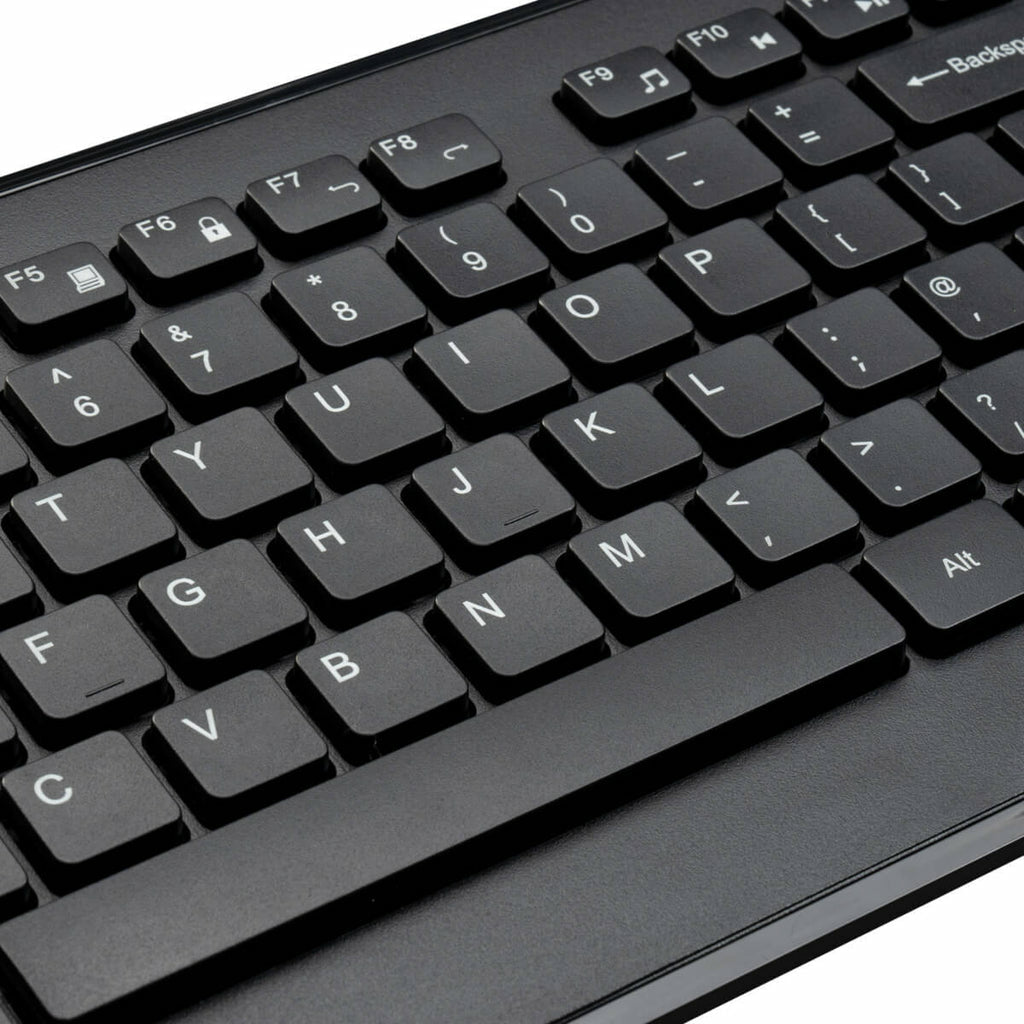 Targus AKM610NO – Tastatur-Maus-Set – 2,4 GHz USB-A (Empfänger) – QWERTY (Nordisch) – Schwarz