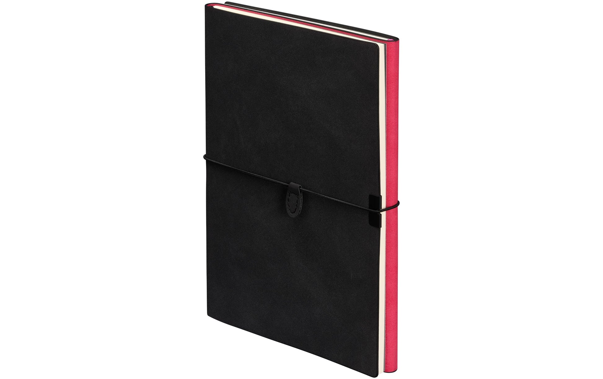 Kolma Notizbuch – A5 – blanko – 224 Seiten – 80 g/m² – Softcover, Gummiband, Stiftschlaufe, schwarz