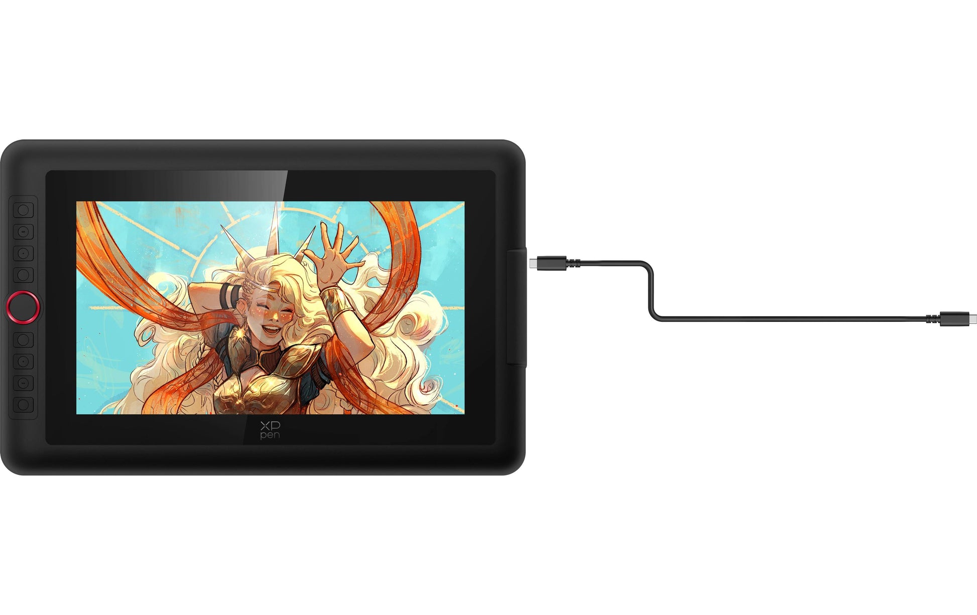 XPPen XP-PEN – Stiftdisplay Artist Pro 13.3 V2, 13", Stift, schwarz, für Windows, macOS, Android und mehr