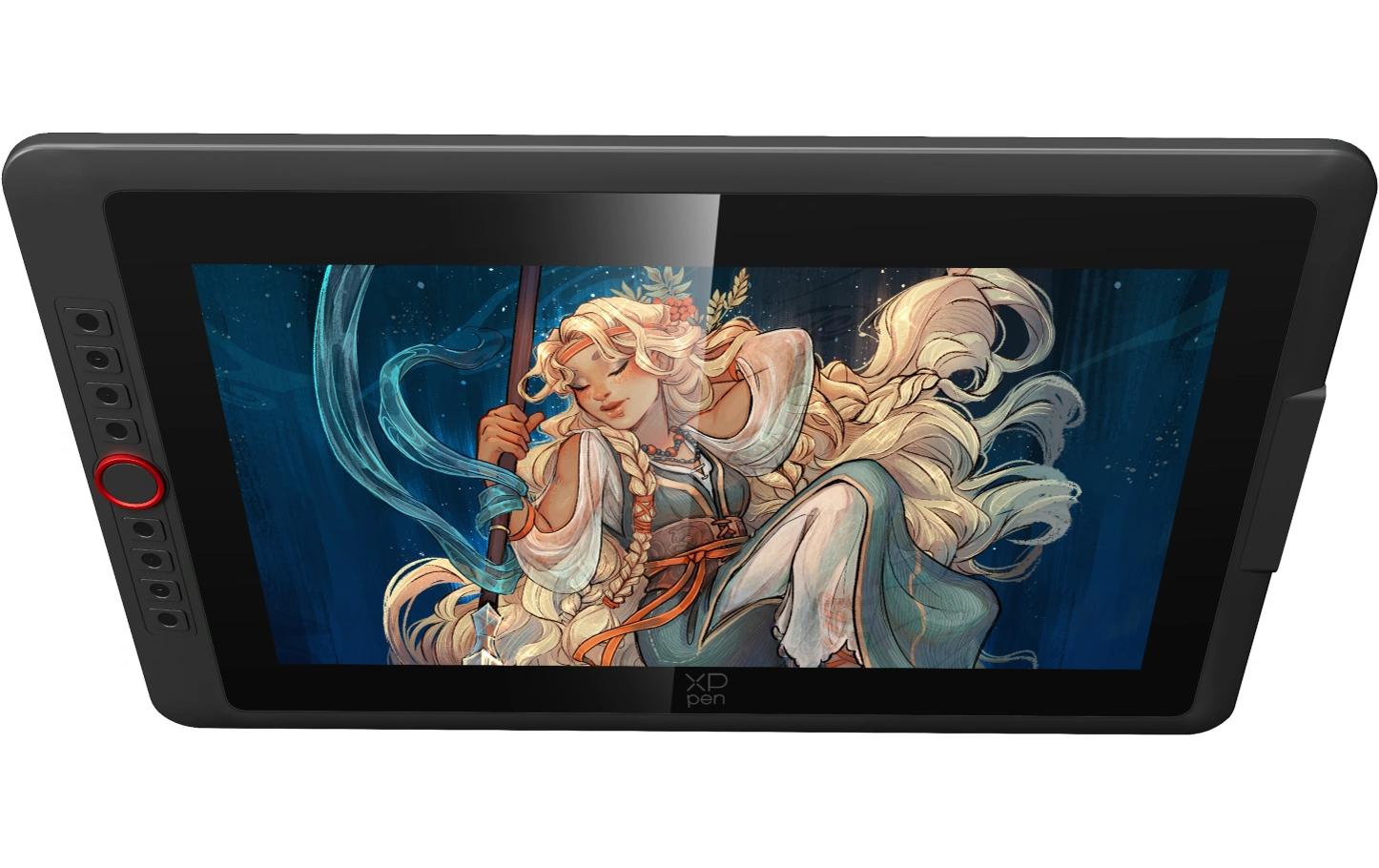 XPPen XP-PEN – Stiftdisplay Artist Pro 15.6 V2, schwarz, für Windows, macOS, Android und mehr
