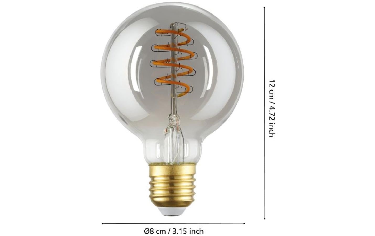EGLO LM-ZIG-E27 – Smart-Leuchtmittel – E27, 150 lm, 2'000 K – für Google Home