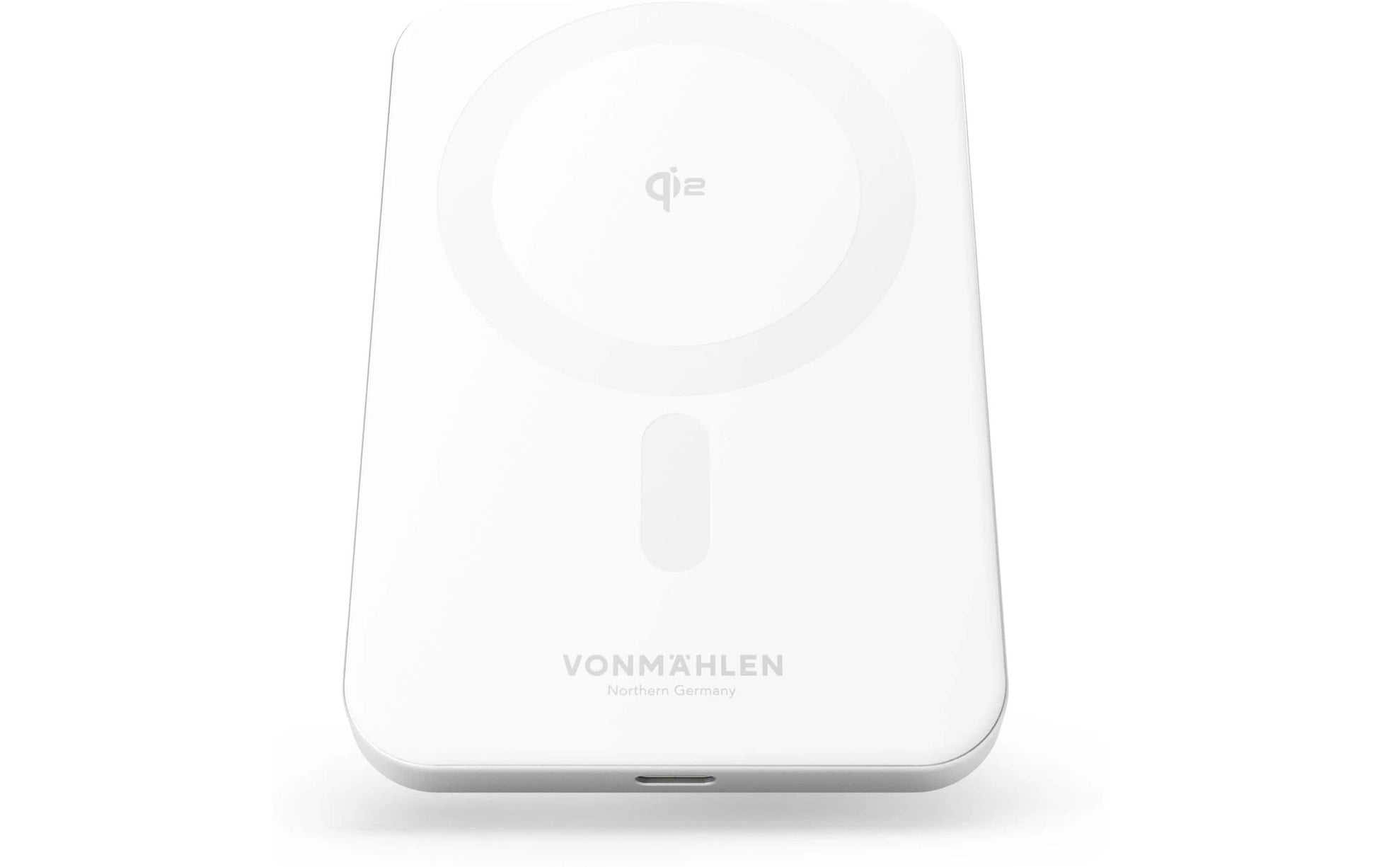 Vonmählen MagSafe Powerbank 5000 mAh, PD 15 W, 1× USB-C, für iPhone (MagSafe), Weiss