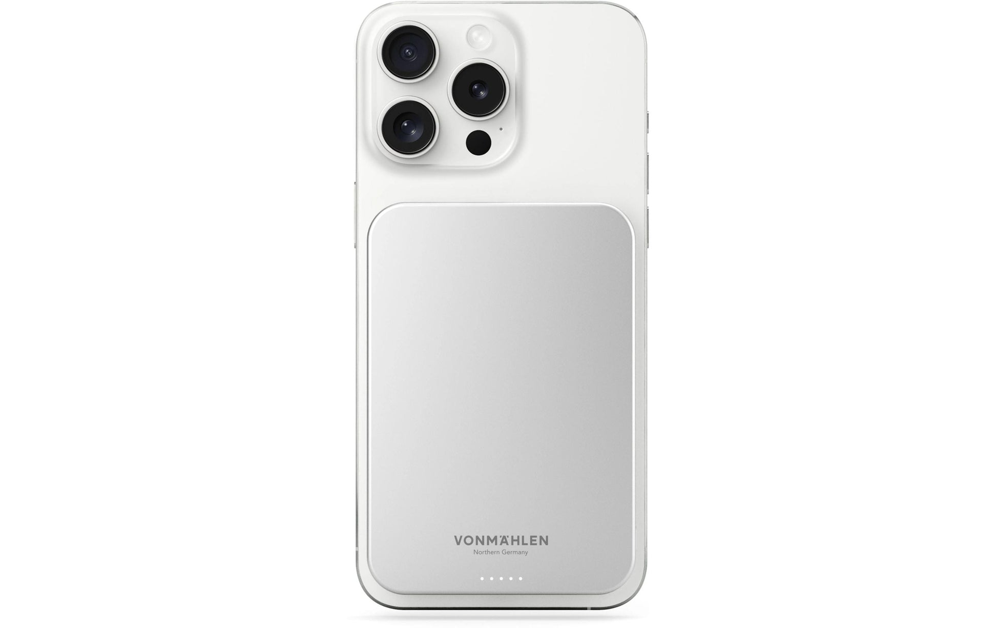 Vonmählen MagSafe Powerbank 5000 mAh, PD 15 W, 1× USB-C, für iPhone (MagSafe), Weiss