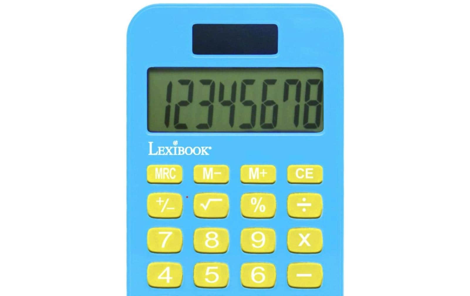 Lexibook Crosslander C45D Taschenrechner – 8-stellig – Solar/Batterie – Mehrfarbig