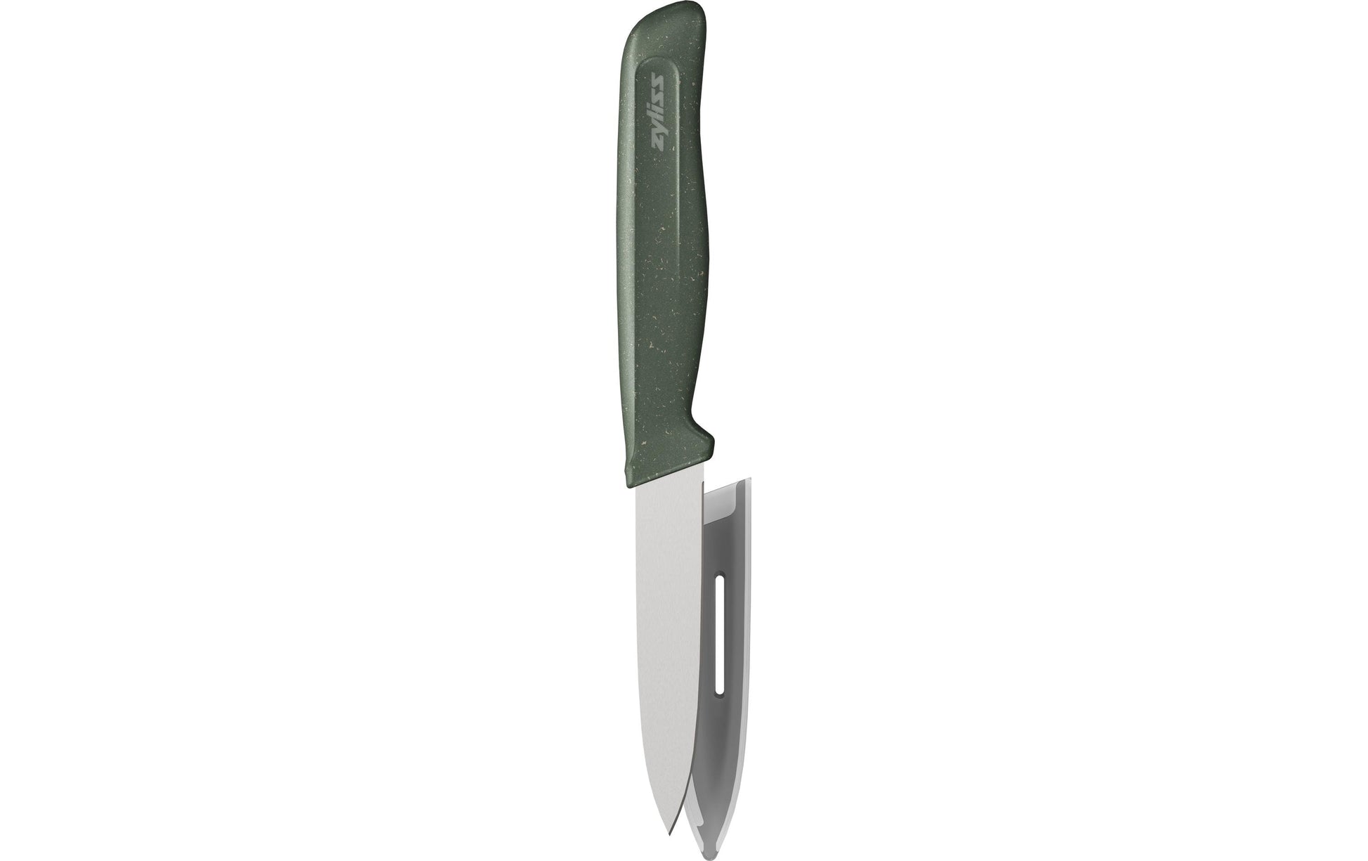 Zyliss Rüstmesser 9 cm, Edelstahl, Kunststoffgriff, Grau