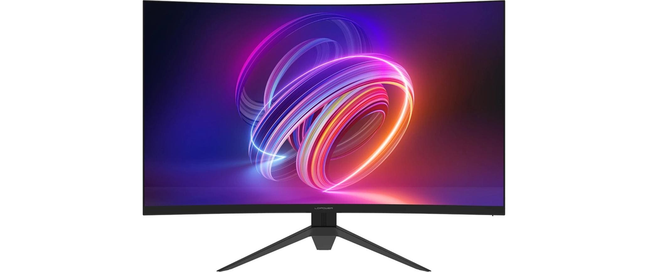 LC-Power LC-M27FC-V1 – Monitor, 27", VA, Gebogen, 180 Hz, 300 cd/m², VESA 100 × 100, Schwarz