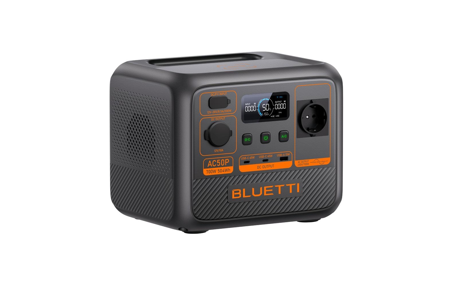 Bluetti AC50P – Powerstation – 504 Wh, 700 W, LiFePO4