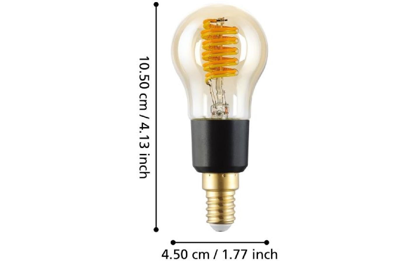 EGLO Smart-Leuchtmittel E14 Flammenlampe – 2200–6500 K, 320 lm, 4,9 W, Bluetooth/Zigbee 3.0 – 1 Stk. – connect
