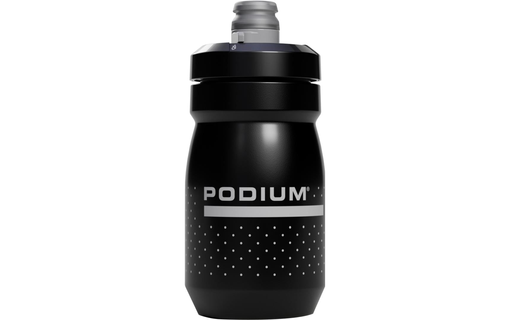 CamelBak Podium Trinkflasche 440 ml – Polypropylen (PP), Sportdeckel, Schwarz
