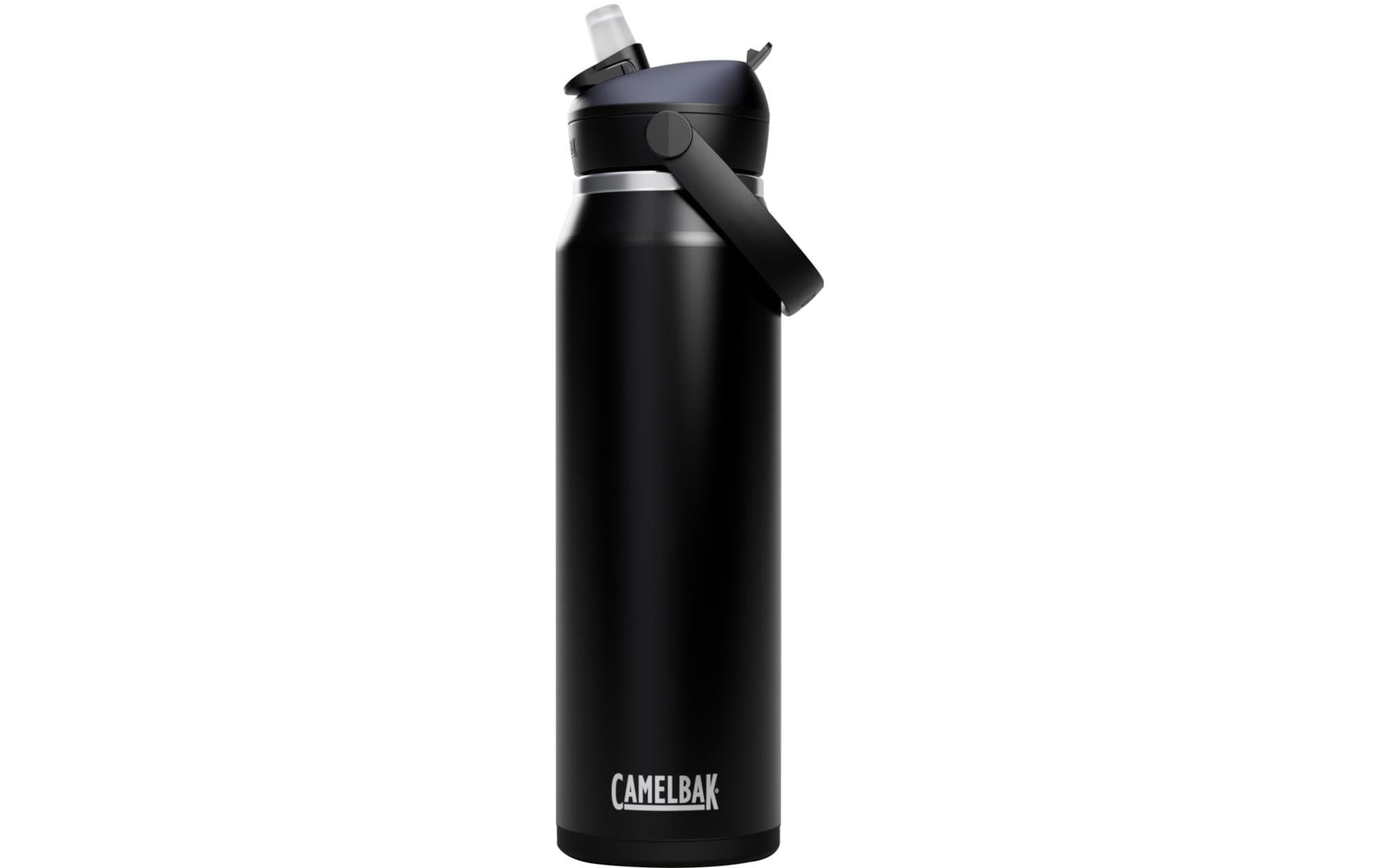 CamelBak Thrive Isolierflasche 1 l – doppelwandig, Edelstahl, Klappdeckel, schwarz