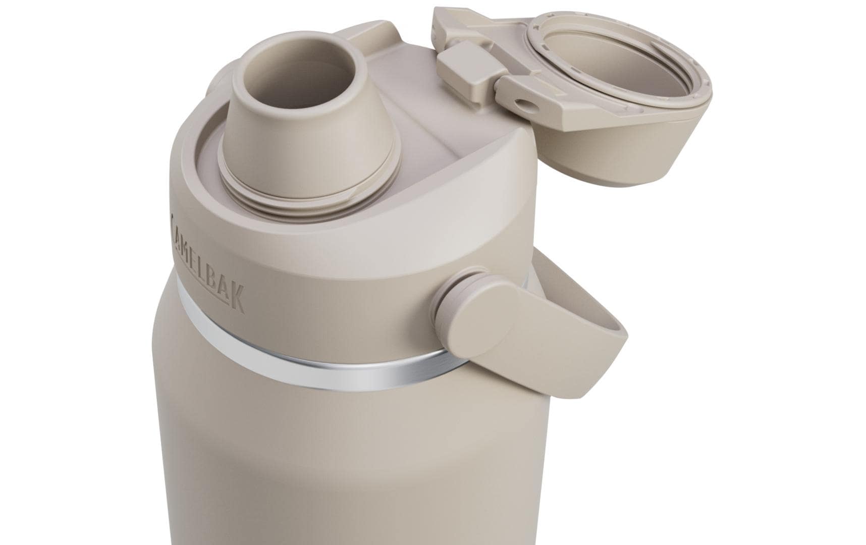 CamelBak Isolierflasche 1 l – Doppelwandig, Edelstahl, Steinfarbe