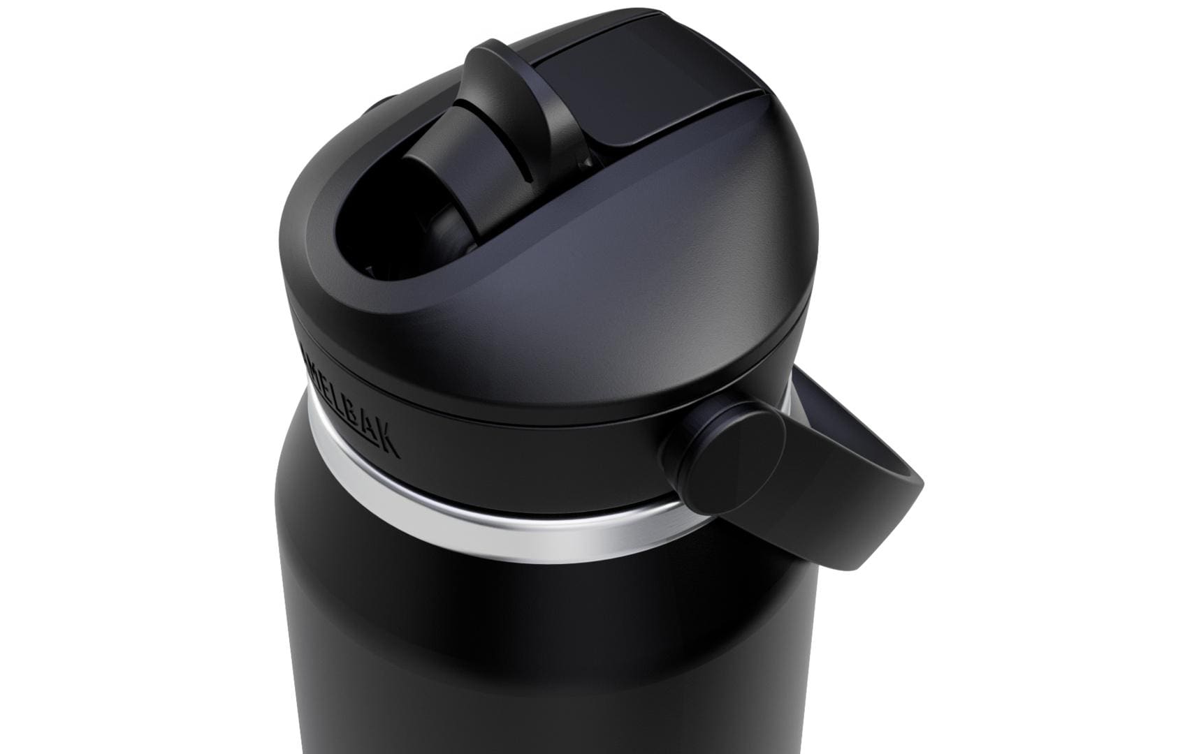 CamelBak Thrive Isolierflasche 1 l – doppelwandig, Edelstahl, Klappdeckel, schwarz