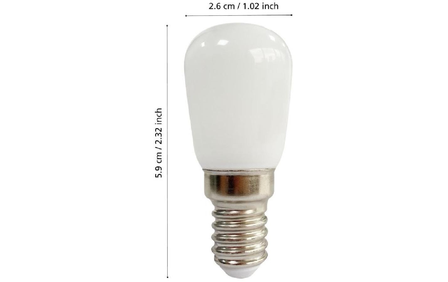 EGLO Leuchtmittel E14 ST26 – Warmweiss 2700 K, 210 lm, 2,5 W – 1 Stk. – Glas