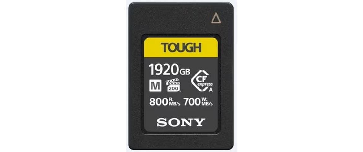 Sony CFexpress Typ A 1920 GB Tough – 800/700 MB/s