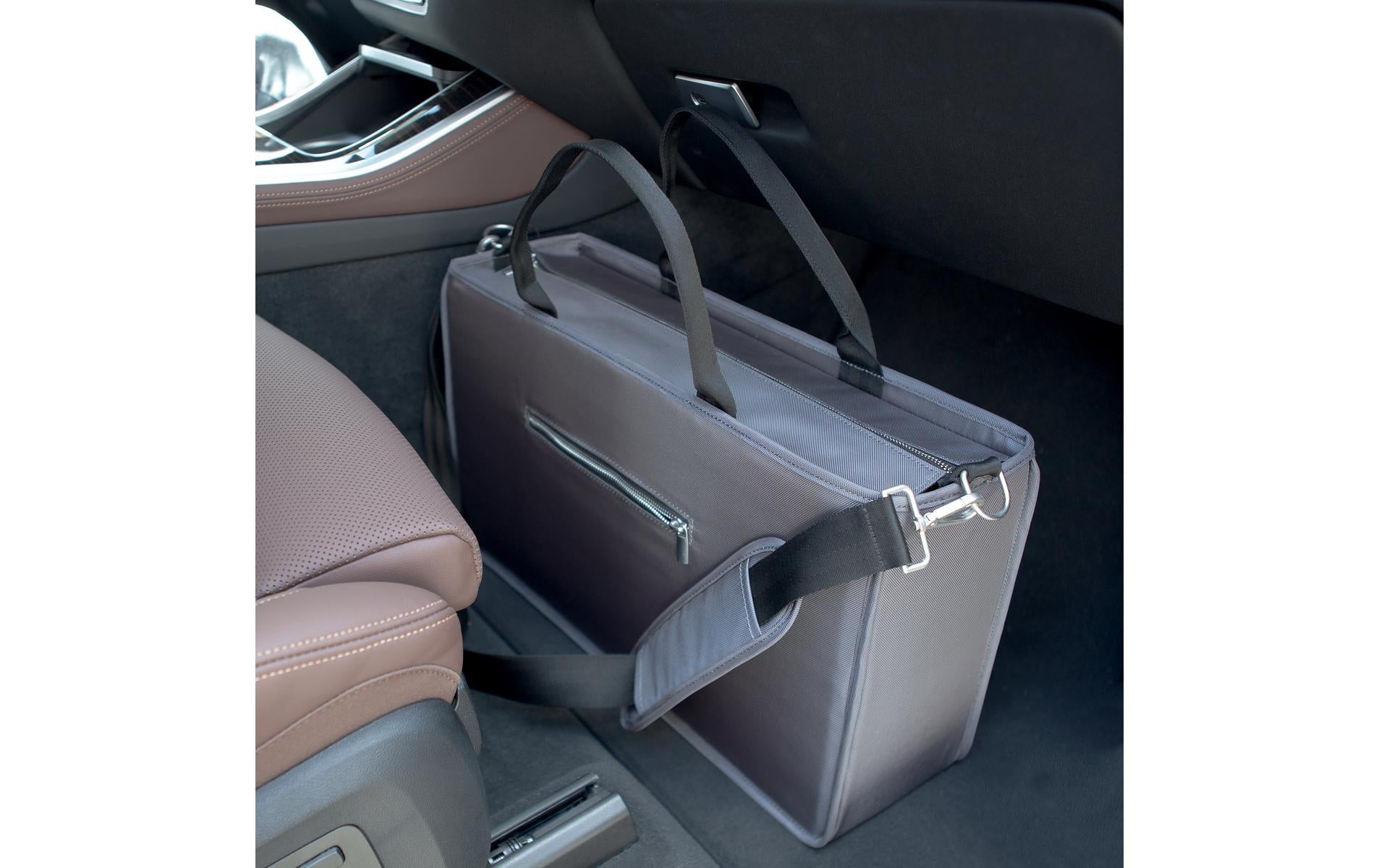 Sigel Tragetasche Desk Sharing Bag L – 21 l, rPET, grau, 50 × 28 × 15 cm