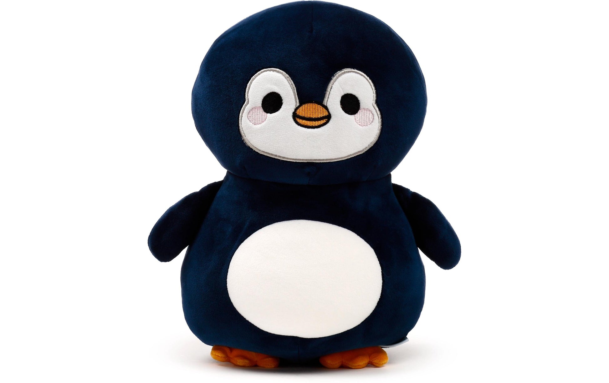 Sombo Reisekissen – mit Memory-Schaum, Blau, Hellblau, Plüsch – Pinguin