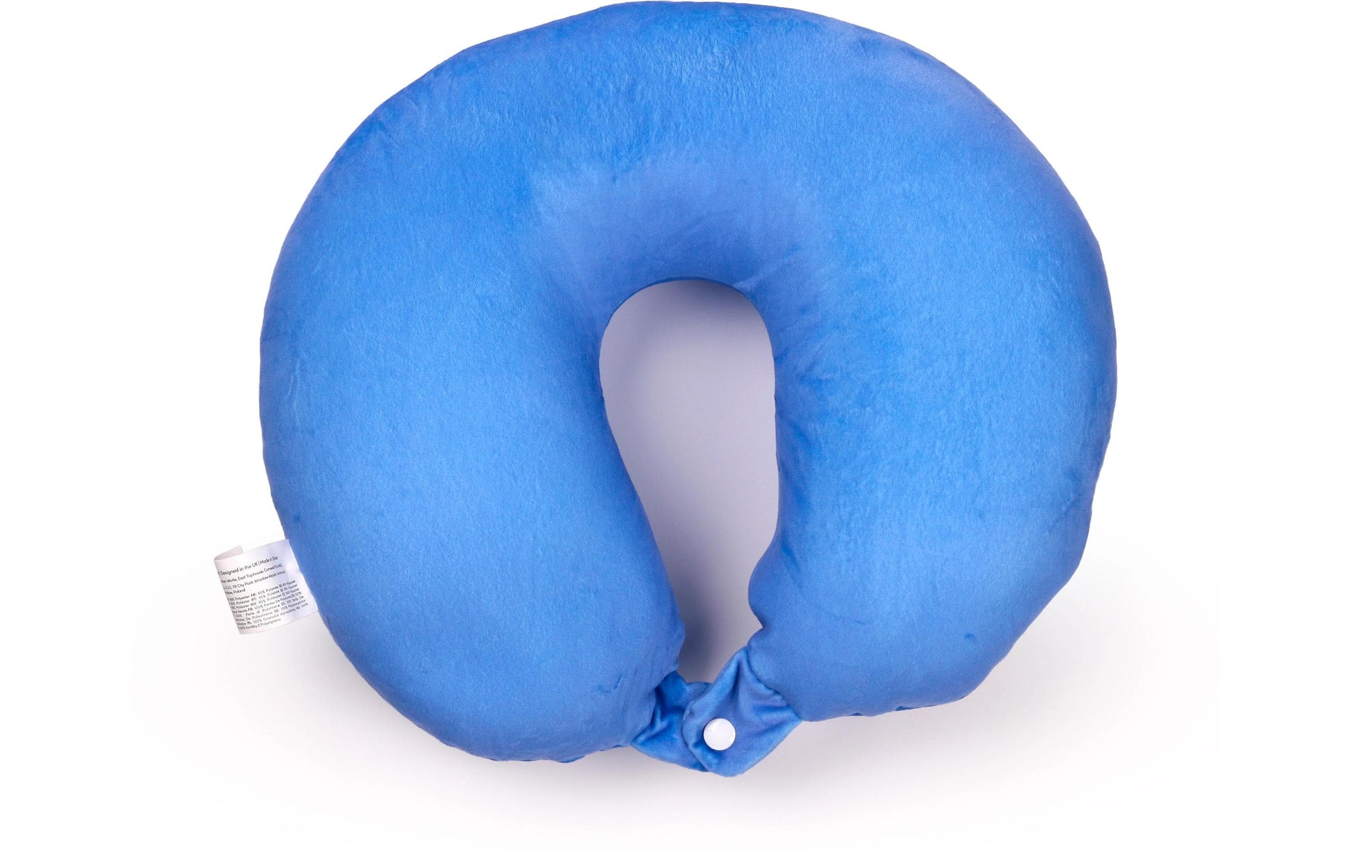 Sombo Reisekissen 2 in 1 – Memory-Schaum-Füllung – für Kinder ab 3 Jahren – mehrfarbig, Plüsch – Clownfisch