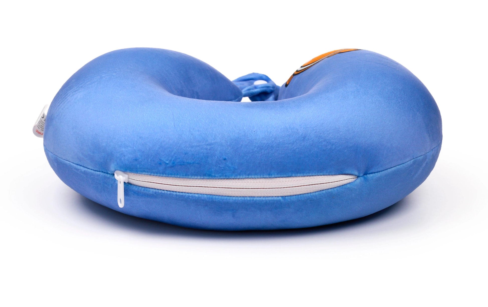 Sombo Reisekissen 2 in 1 – Memory-Schaum-Füllung – für Kinder ab 3 Jahren – mehrfarbig, Plüsch – Clownfisch
