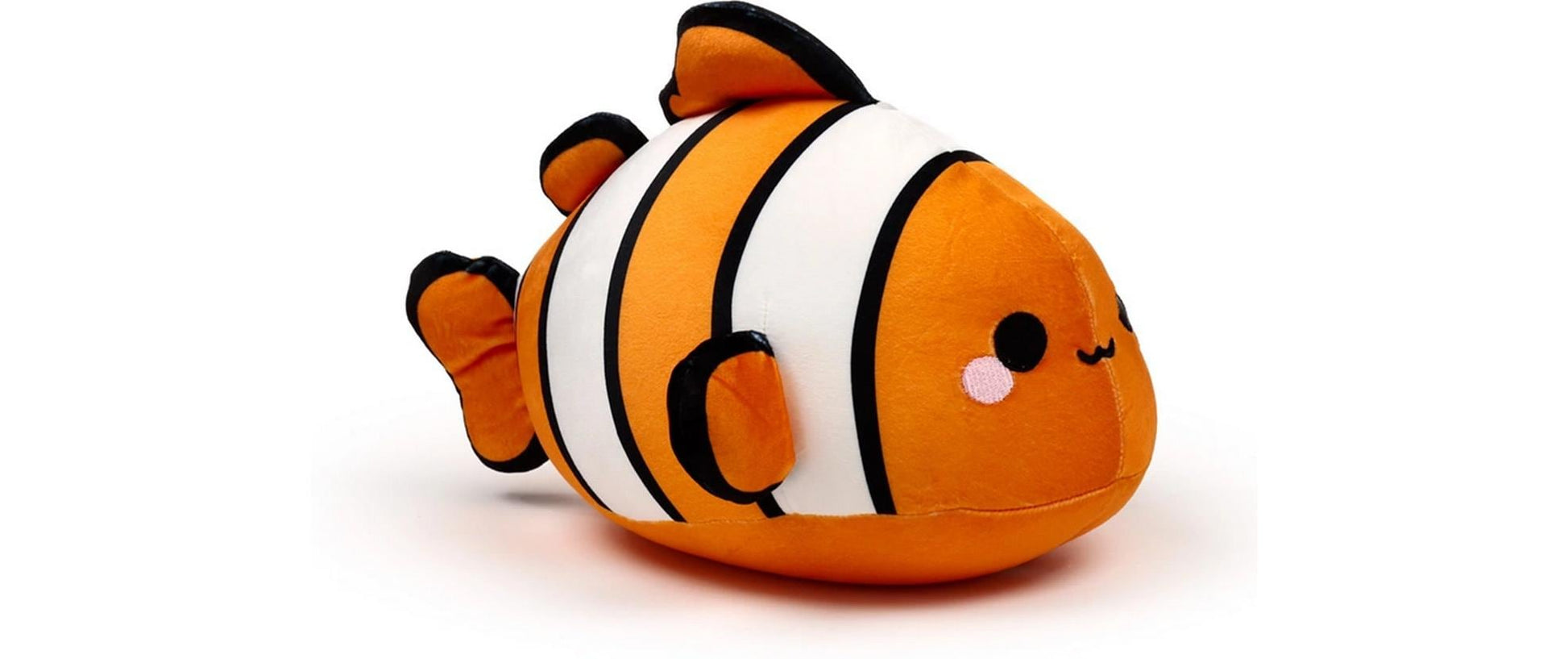 Sombo Reisekissen 2 in 1 – Memory-Schaum-Füllung – für Kinder ab 3 Jahren – mehrfarbig, Plüsch – Clownfisch
