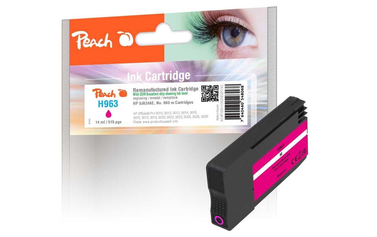 Peach 3JA24AE Magenta Tintenpatrone (Kompatibel) – 700 Seiten – für HP OfficeJet Pro 9010/9012/9013 …