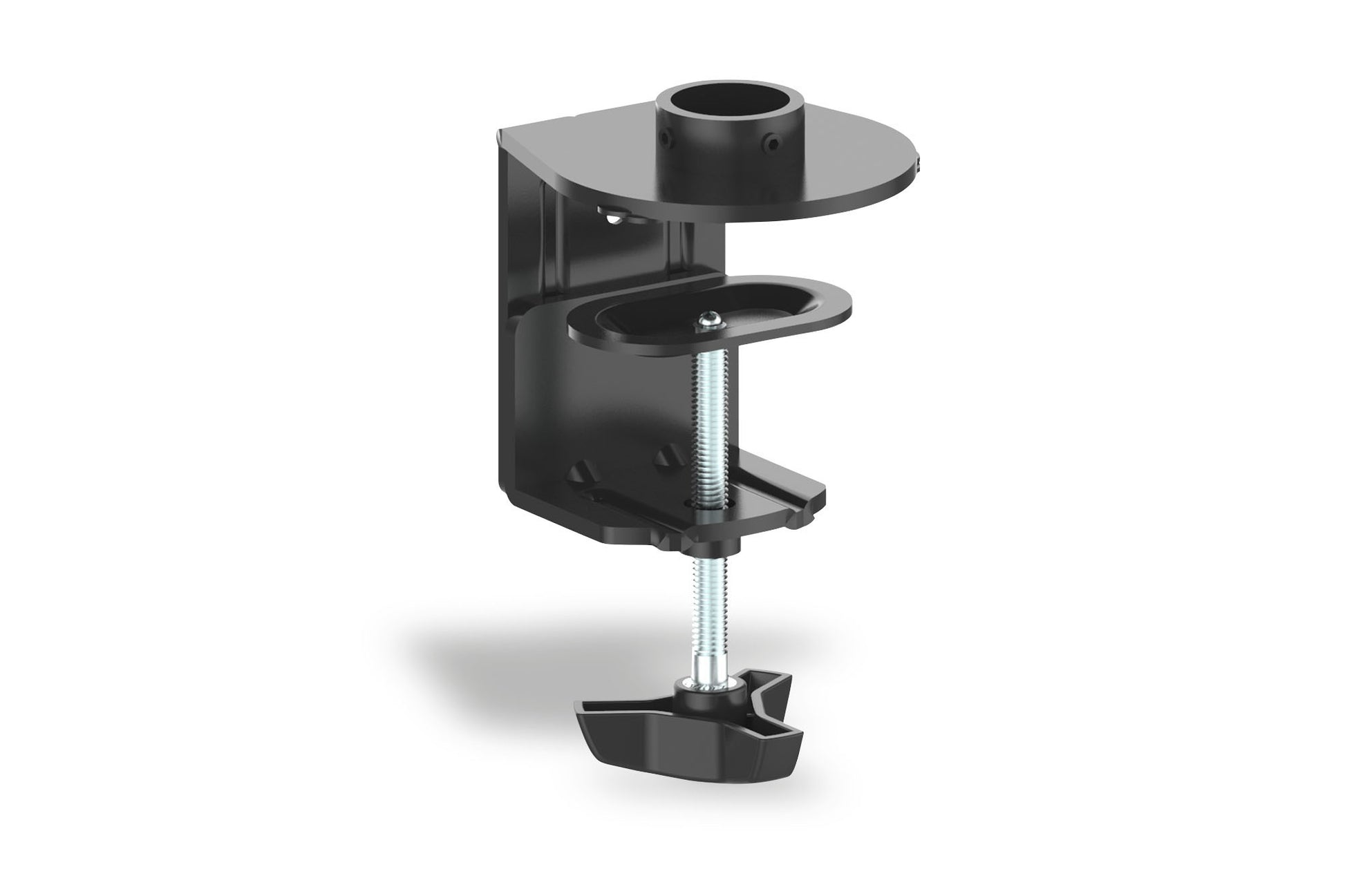 Digitus Tischhalterung, Quad, Tischklemme, bis 27", VESA 75 × 75/100 × 100 mm, 8 kg, Schwarz