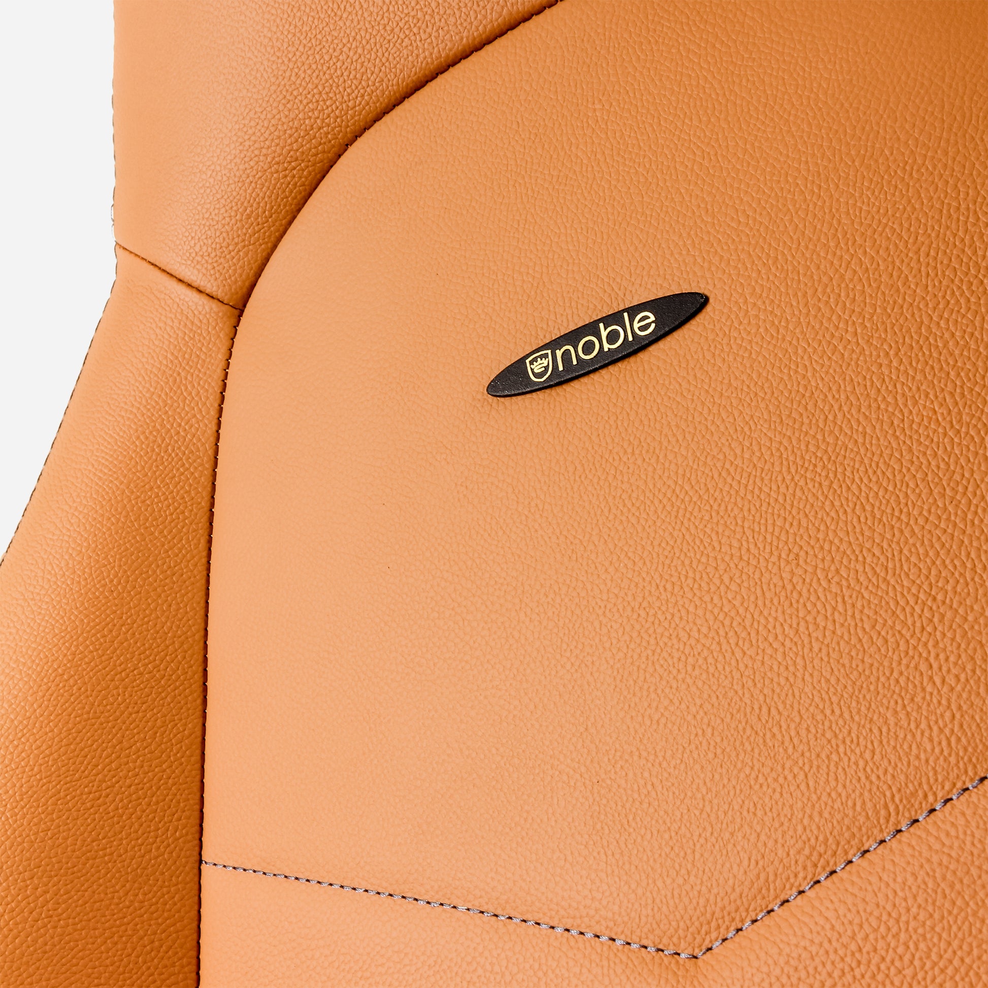 noblechairs Bürostuhl Icon – 52 × 57 × 138 cm, 150 kg, cognac/schwarz