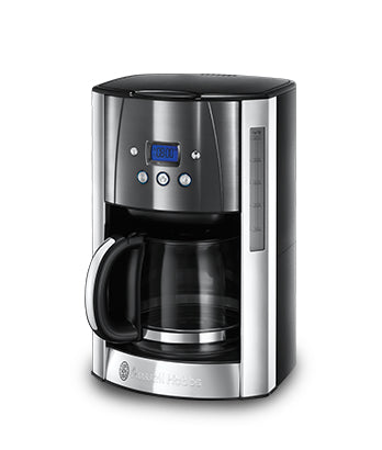 Russell Hobbs Luna Moonlight 23241-56 Filterkaffeemaschine – 14 Tassen, 1,5 l, Karaffe, Grau