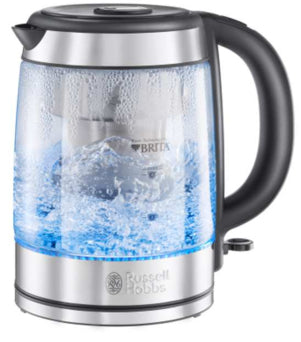 Russell Hobbs Wasserkocher – 1,5 l, Glas/Edelstahl, 20760-57