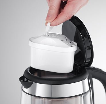 Russell Hobbs Wasserkocher – 1,5 l, Glas/Edelstahl, 20760-57