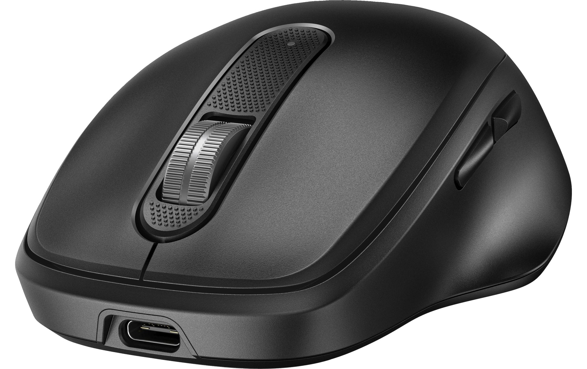 HP 515 Maus – kabellos, Bluetooth + 2,4 GHz, USB-A, 4'000 dpi, 5 Tasten, beidhändig, wiederaufladbar, schwarz
