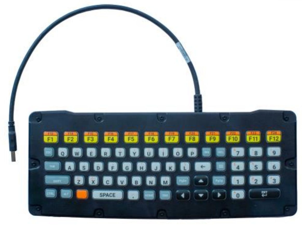 Zebra KYBD-QW-ET-S-1 – Tastatur, kabelgebunden (USB-A), US-Layout (EN) – für Zebra ET60, ET65, ET60W und andere