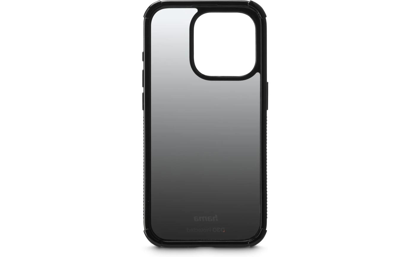 Hama Extreme Protect Backcover – für Apple iPhone 15 Pro, PC, Schwarz, kabelloses Laden