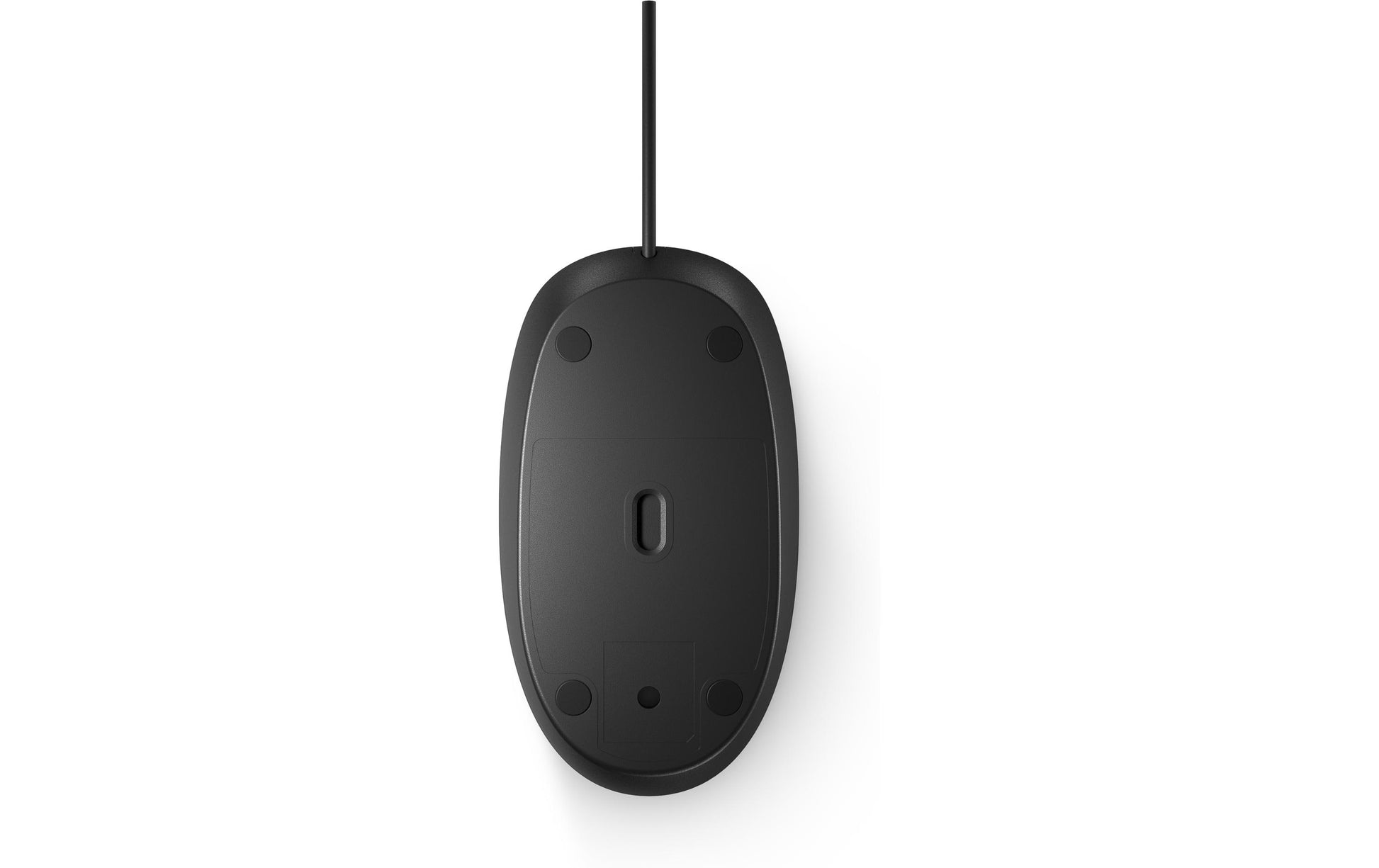 HP 125 – Maus – Kabelgebunden (USB‑A), 1200 DPI, beidhändig, schwarz