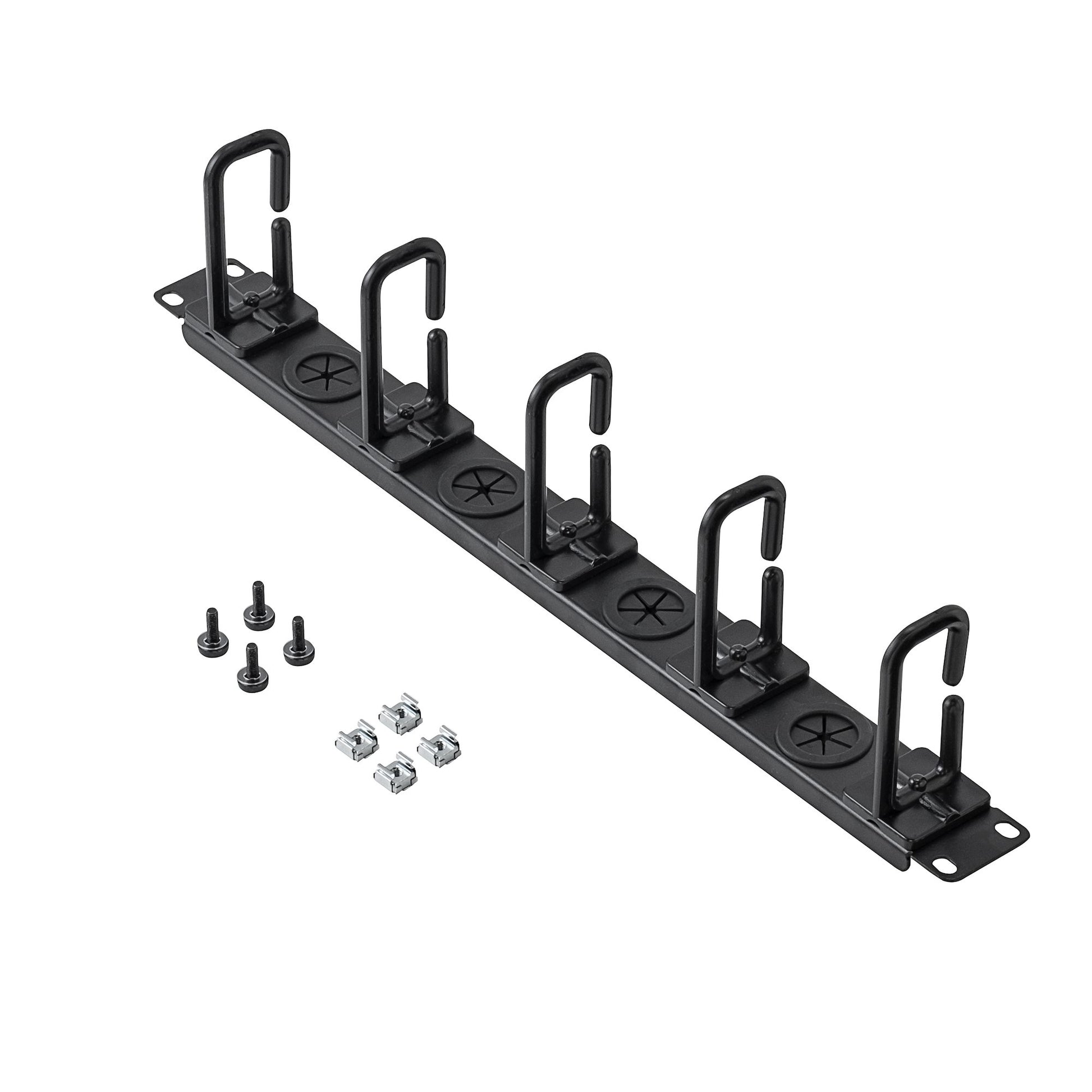 StarTech.com 19" 1U Rangierpanel – Schwarz