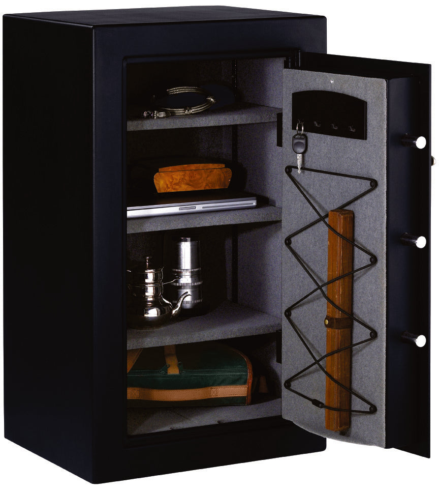 Master Lock Tresor T0-331 – Elektronik + Schlüssel – 169,7 l – Schwarz