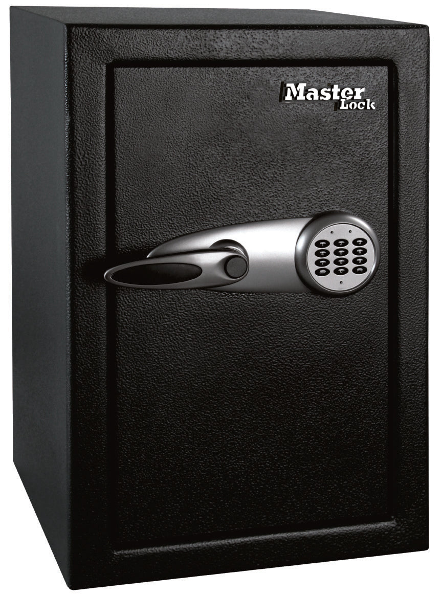Master Lock Tresor T6-331 – Elektronik + Schlüssel – 61,7 l – Einbruchschutz – Schwarz