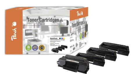 Peach Toner-Multipack TK-150 – BK/C/M/Y, 6000 Seiten – für Kyocera FSC 1000, 1020 MFP, 1020 MFP plus