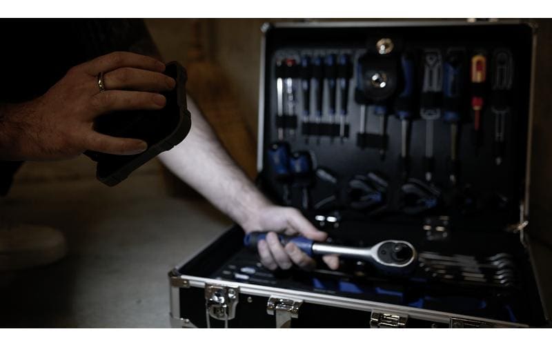 Steffen Arbeitsleuchte Worklight – 2200 lm, Akku, IP54, dimmbar – Schwarz