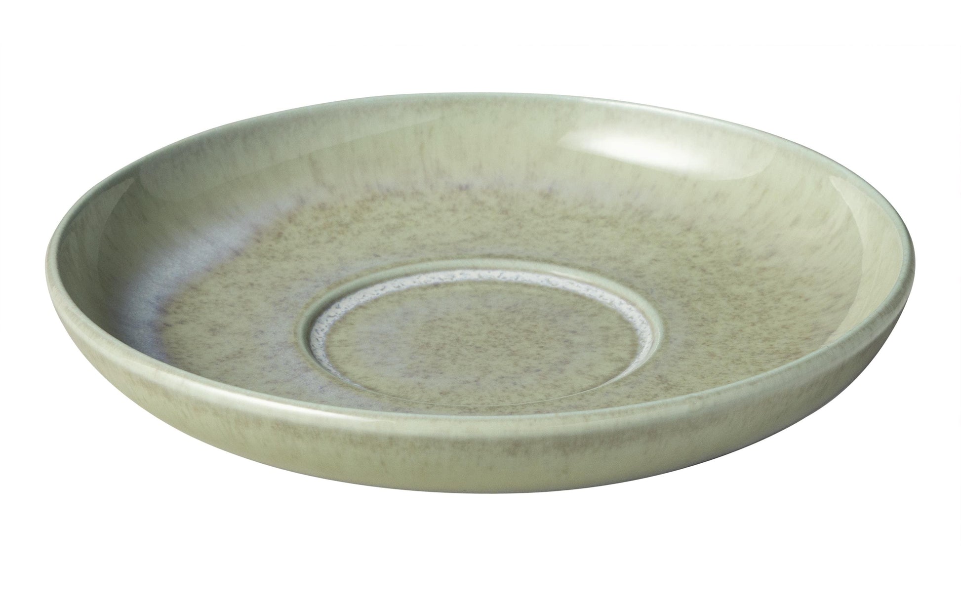 Villeroy & Boch Untertasse – Porzellan, grün, spülmaschinenfest, 6-teilig