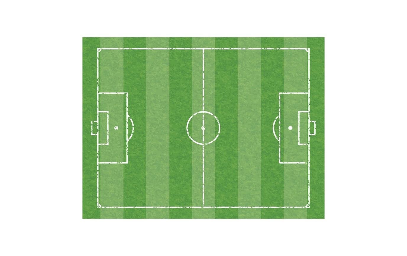 Braun + company Tischset – Kunststoff, Fussballmotiv, 40 × 30 cm