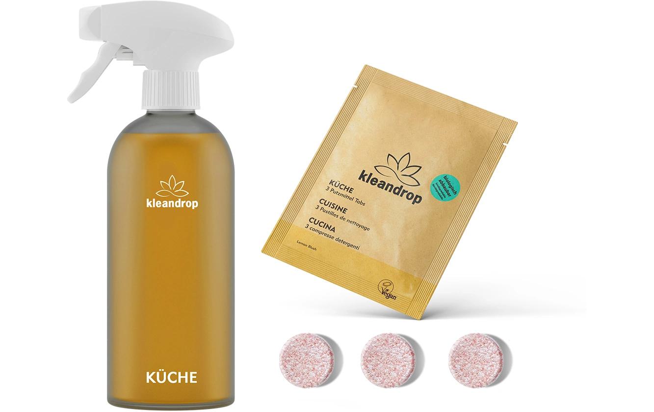 Kleandrop Starter-Set – Küchenreiniger – für Küche – 3-teilig
