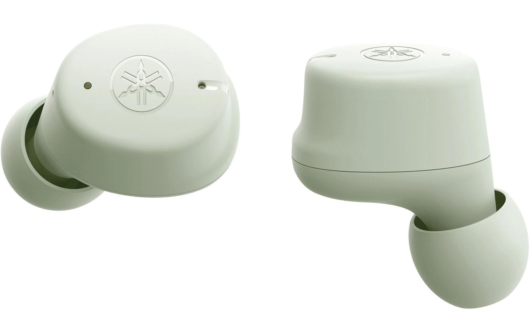 Yamaha TW-E3C – True Wireless In-Ear Kopfhörer – Bluetooth, IPX5 – Grün – bis 24 h