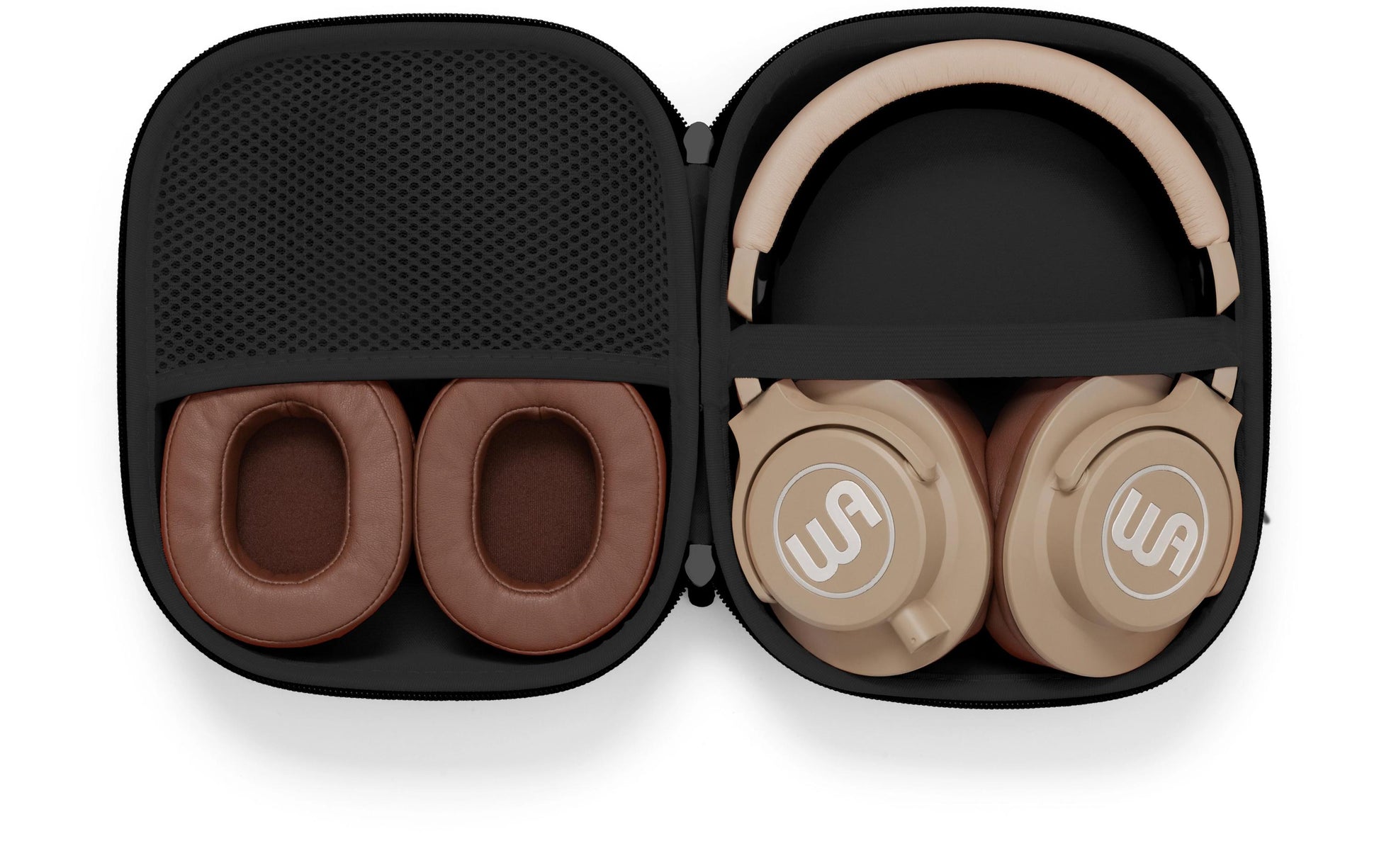 Warm Audio HeadRoom Studio Kopfhörer – Over-Ear Studiokopfhörer – geschlossen, 3,5 mm – Beige, 45 Ω