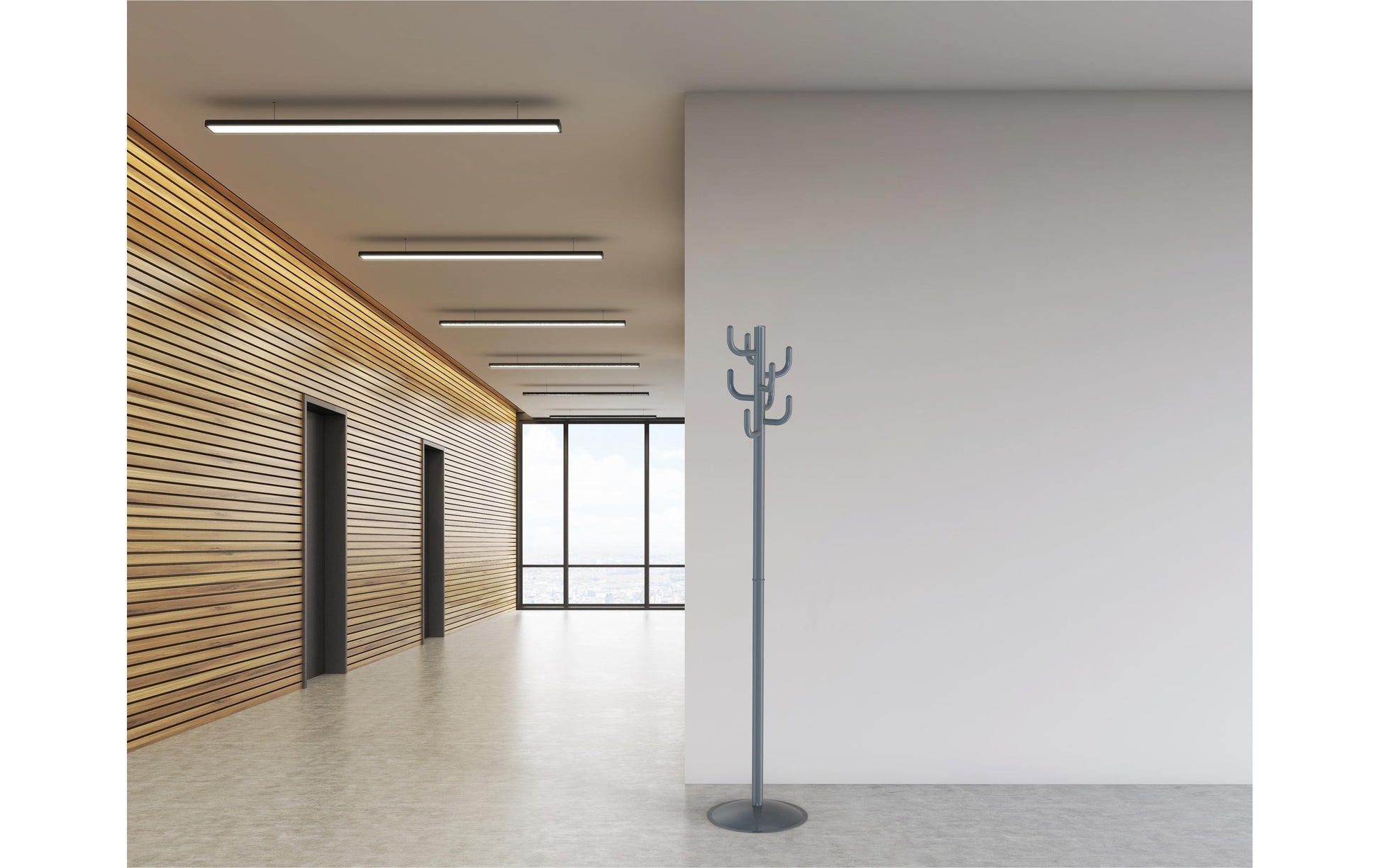 MAUL Garderobenständer – Metall/Kunststoff – Grau – 1'770 mm