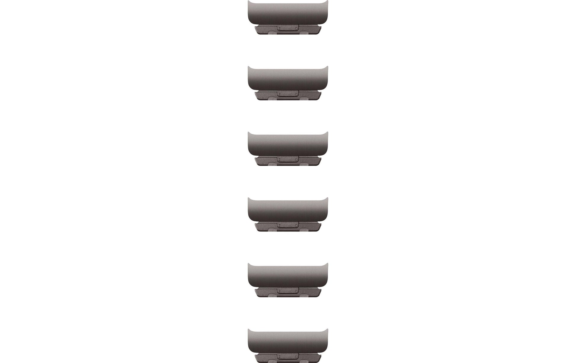 Apple Slate Link Armband Kit – Armband – für Apple Watch 46 mm, Dunkelgrau, Edelstahl