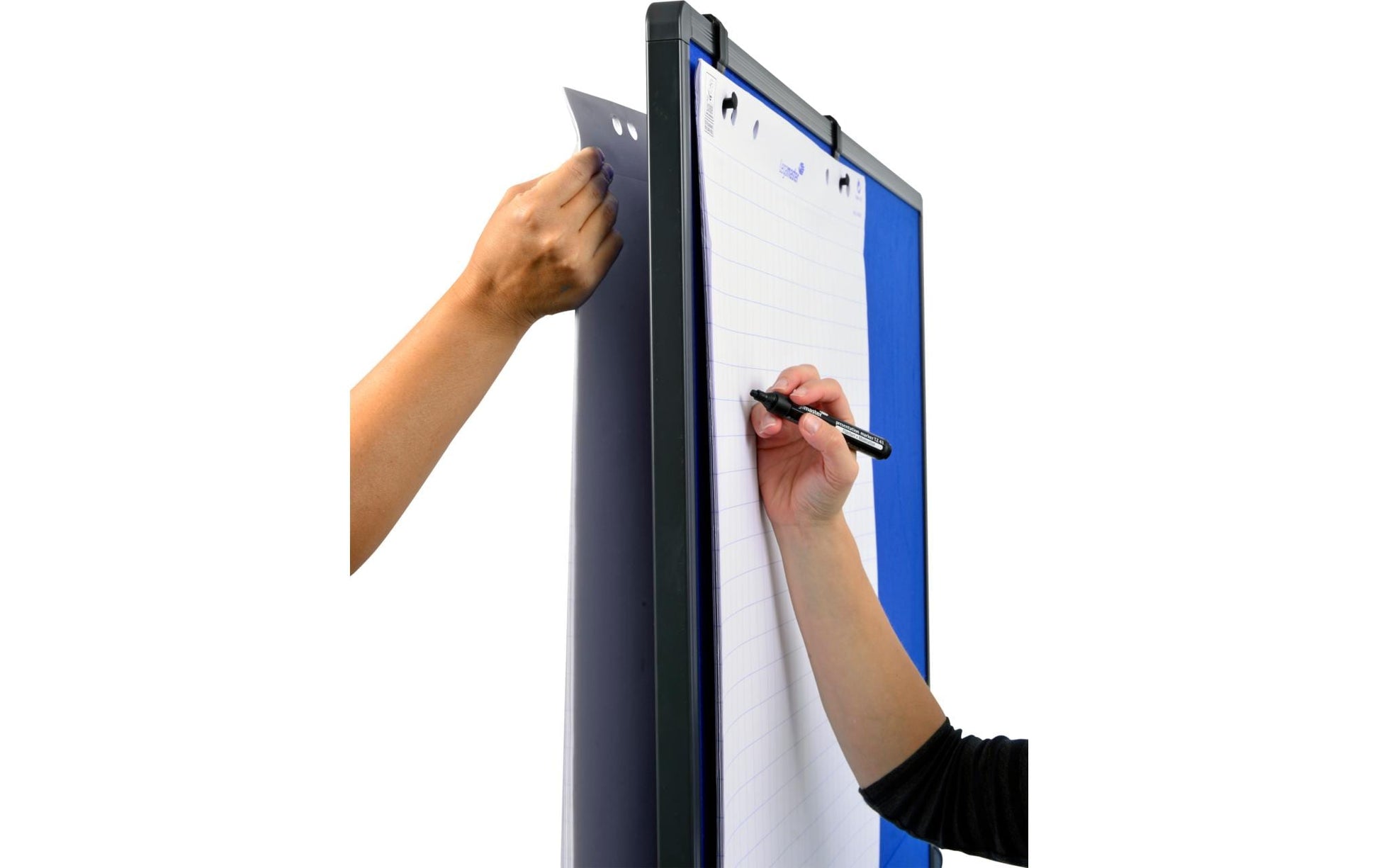 Legamaster Whiteboard – 150 × 120 cm, magnetisch, Aluminiumrahmen, mobil