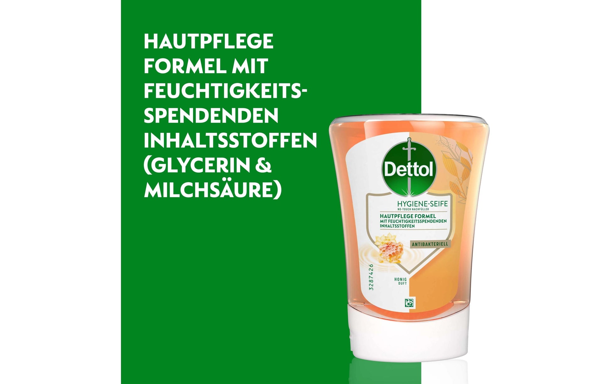 Dettol Flüssige Handseife – Honig – Nachfüllbeutel – 250 ml