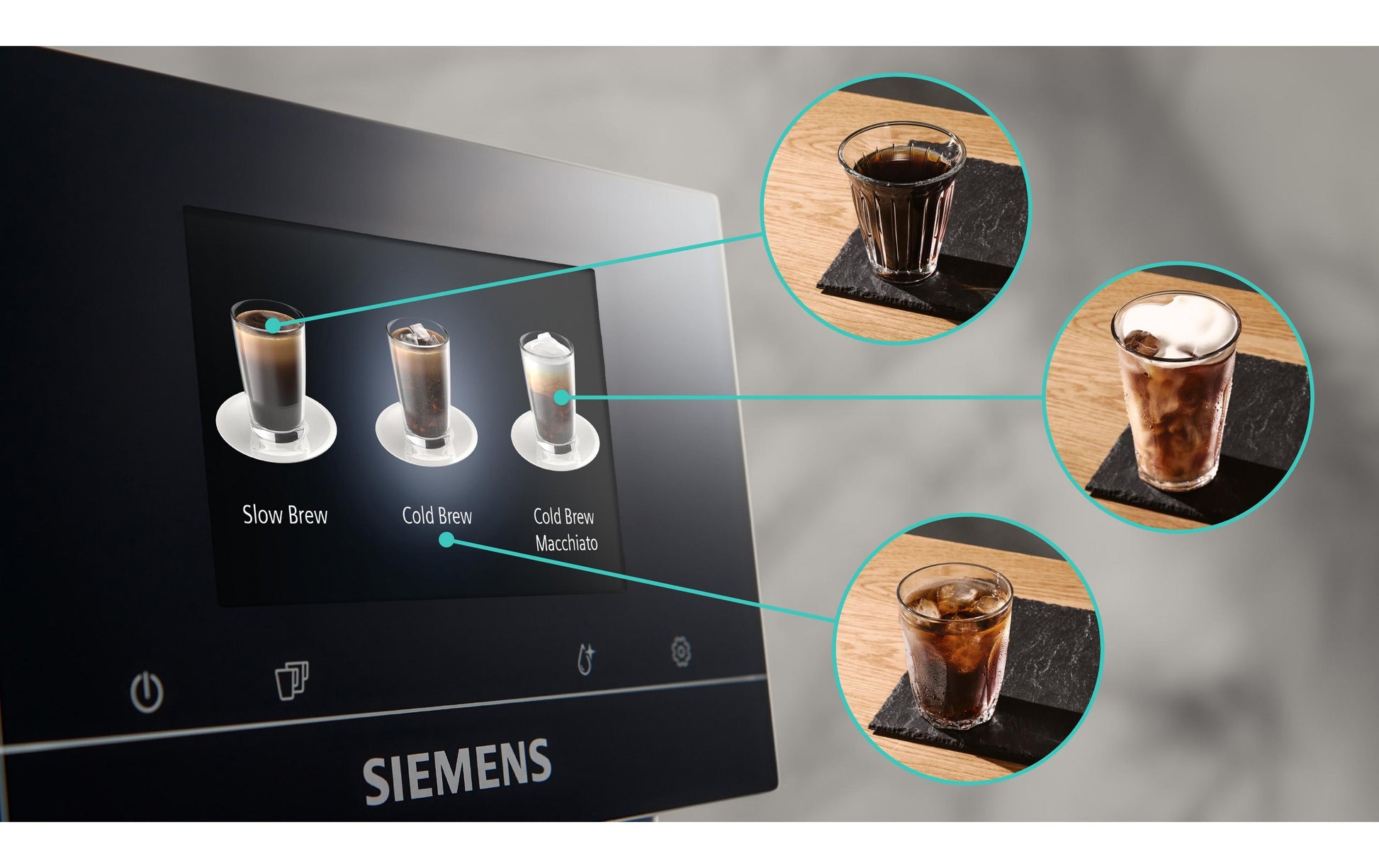 Siemens EQ700 TP715D47 Kaffeevollautomat – 19 bar, 2,4 l, 320 g, Silbergrau